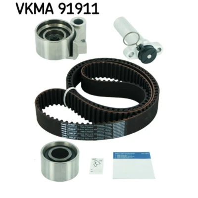 Imagem de SKF VKMA 91911 Jogo de correias dentadas 211 com amortecedor tensor, rolo tensor perfil dentado arredondado