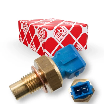 Imagem de FEBI BILSTEIN 17697 Sensor da Temperatura do Líquido de Refrigeração Azul com retentor OPEL: Astra F Caravan, Calibra A, Vectra B Sedan