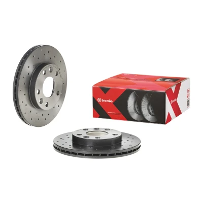Imagem de BREMBO 09.B463.1X Disco de travão 269 22,5 5 perfurado/ventilado revestido alto carbono com parafusos RENAULT: Megane 4, DACIA: Duster SUV, II