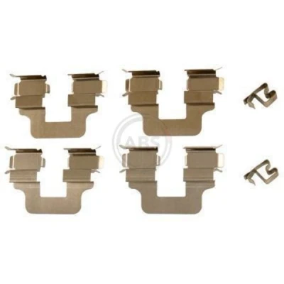 Imagem de A.B.S. 1245Q Kit de acessórios, pastilhas travão BMW: 3 Coupe, Touring, 1 Hatchback, OPEL: Astra H Corsa C G CC