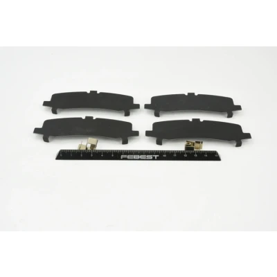 Imagem de FEBEST 0103 GRJ150R Kit de acessórios, pastilhas travão Eixo traseiro, ambos os lados TOYOTA: Land Cruiser Prado 70 SUV, 90