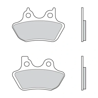 Imagem de BREMBO Carbon Ceramic, Road Jogo de pastilhas para travão disco à frente e atrás 07HD16CC