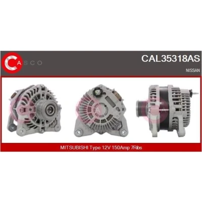 Imagem de CASCO CAL15471GS Alternador 12V 180A PEUGEOT: 508 I SW, 5008 I, CITROËN: C5 III Carrinha, 3