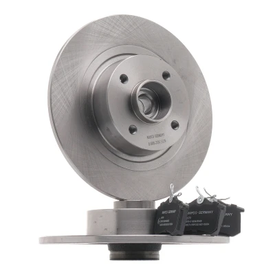 Imagem de MAPCO 47171 Kit de travões Eixo traseiro cheio com o rolamento da roda, anel sensor do ABS