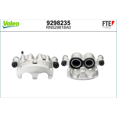 Imagem de FTE 9298235 Pinça de travão cinzento Ferro fundido Eixo dianteiro, lado direito sem suporte FIAT: Ducato III Van