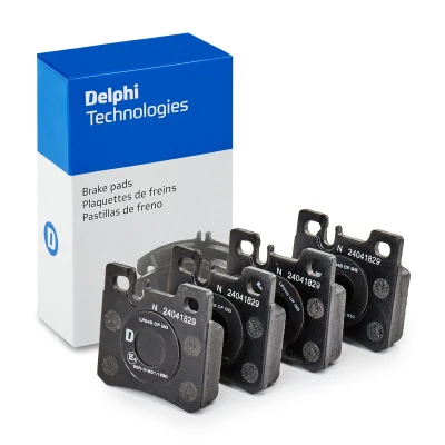 Imagem de DELPHI LP946 Jogo de pastilhas para travão disco preparado indicador aviso desgaste com chapa anti ruído sem acessórios