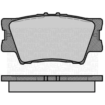 Imagem de MAGNETI MARELLI 363916060633 Jogo de pastilhas para travão disco TOYOTA: RAV4 III SUV, Camry VI Sedan, IV SUV