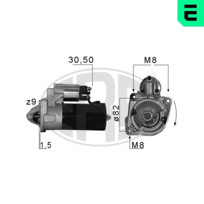 Imagem de ERA 220679A Motor de arranque 12 2,5 9 CITROËN: Jumper I Van
