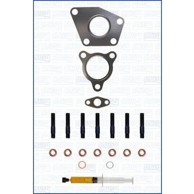 Imagem de AJUSA JTC11382 Kit de montagem, turbocompressor with studs, syringe oil com juntas instruções montagem MAZDA: 6 SW