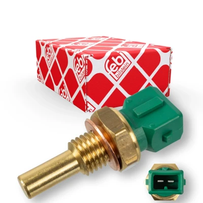 Imagem de FEBI BILSTEIN 18991 Sensor da Temperatura do Líquido de Refrigeração verde com retentor PEUGEOT: 106 I Hatchback, II 406 Sedan