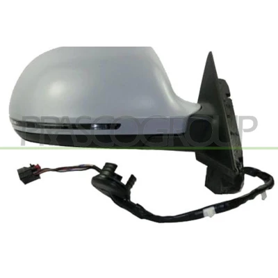 Imagem de Espelho retrovisor Prasco PG0097313P Premium à direita com subcapa elétrico aquecível, ajustável pelo interior, sensor de temeperatura