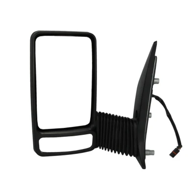 Imagem de espelho retrovisor Alkar 9237977 esquerda elétrico aquecível, com grande angular, braço do de tamanho médio, convexo para veículo
