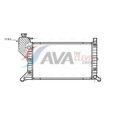 Imagem de PRASCO MSA2183 Radiador, arrefecimento do motor Alumínio 680 407 32 Aletas de refrigeração soldadas MERCEDES BENZ: Sprinter 2 T Van