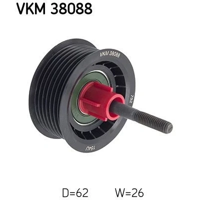 Imagem de SKF VKM 38088 Polia de Desvio MERCEDES BENZ: Classe E Sedan, S ML