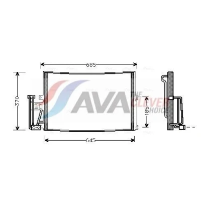 Imagem de Condensador, ar condicionado AVA COOLING OLA5241