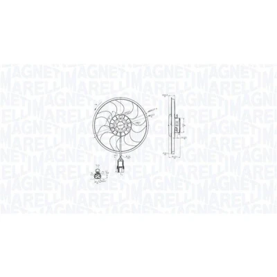 Imagem de Ventilador, refrigeração do motor MAGNETI MARELLI 069422861010