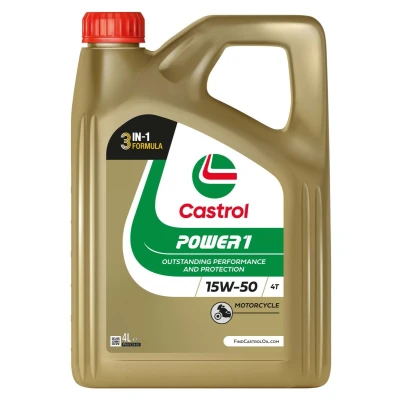 Imagem de Óleo do motor castrol power1 4t 15w 50 4l