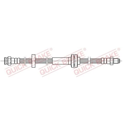 Imagem de QUICK BRAKE 32.210 Mangueira de Travão 490mm M10x1 com rosca interior, exterior FIAT: Ducato III Camião plataforma / Chassis