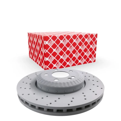 Imagem de FEBI BILSTEIN disco de travão Eixo dianteiro 32mm 5furos 112mm perfurado/ventilado, duas peças revestido alto carbono 175122