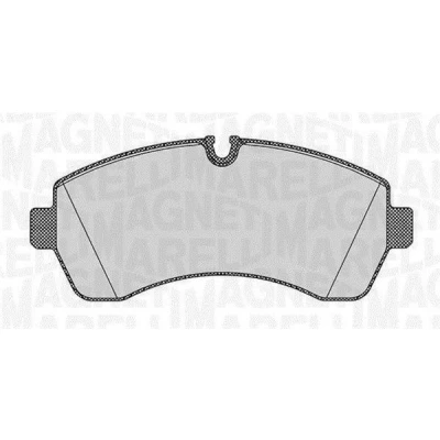 Imagem de MAGNETI MARELLI 363916060647 Jogo de pastilhas para travão disco preparado indicador aviso desgaste MERCEDES BENZ: Sprinter 3.5 T Van