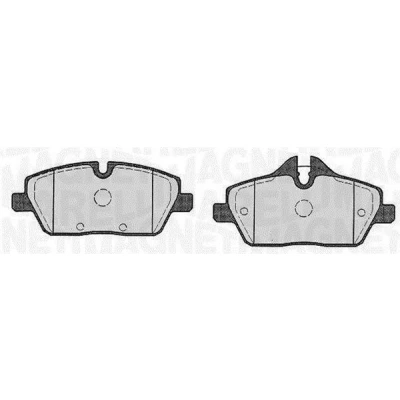 Imagem de MAGNETI MARELLI 363916060147 Jogo de pastilhas para travão disco preparado indicador aviso desgaste BMW: 1 Hatchback, Hatchback
