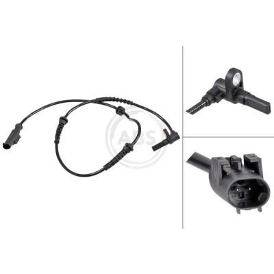 Imagem de A.B.S. 31833 Sensor de ABS activo 785mm 875mm 28mm preto