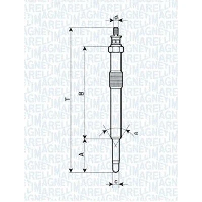 Imagem de MAGNETI MARELLI 062900049304 Vela incandescente 11V 10A M10X1 PEUGEOT: 307 Hatchback, 308 I SW, CITROËN: C4 Grand Picasso, Hatchback