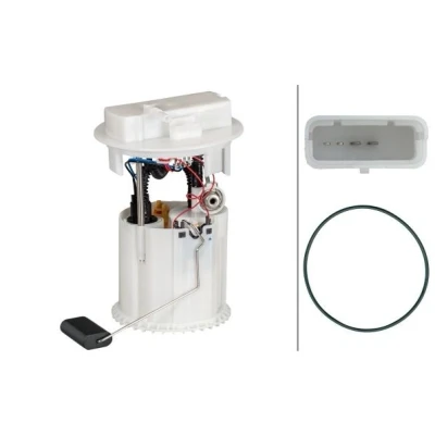 Imagem de HELLA 8TF 358 146 411 Unidade de alimentação combustível com junta, sensor nível regulador pressão elétrico