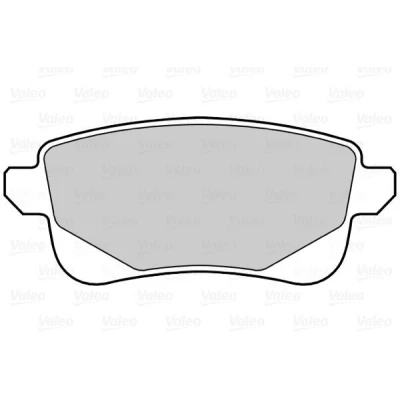 Imagem de VALEO 302232 Jogo de pastilhas para travão disco Eixo traseiro excl. contacto aviso desgaste com chapa anti ruído RENAULT: GRAND SCENIC 3