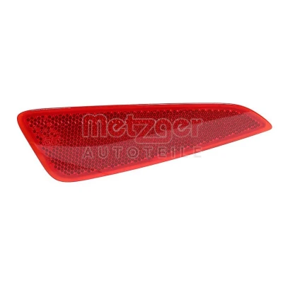 Imagem de METZGER 2080291 Reflector Vermelho Pára choques, traseira esquerda com marca de aprovação E