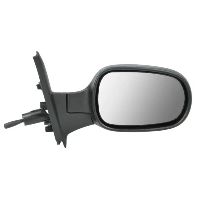Imagem de Espelho retrovisor Tyc 324 0005 à direita preto ajuste: por cabo de aço, convexo