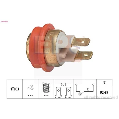 Imagem de EPS 1.850.042 Interruptor de temperatura, ventilador do radiador Made in Italy OE Equivalent VOLVO: 940 I Carrinha