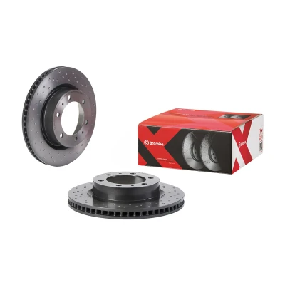 Imagem de BREMBO 09.D617.1X Disco de travão 319 28 5 perfurado/ventilado revestido TOYOTA: Hilux 3 Pick up, VIII up