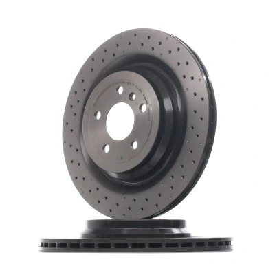Imagem de BREMBO COATED DISC LINE 09.A961.21 Disco de travão 345 22 5 perfurado/ventilado revestido alto carbono com parafusos MERCEDES BENZ: GLE SUV, GL