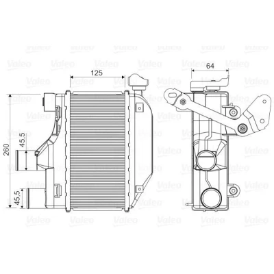Imagem de VALEO 818362 Intercooler sem válvula de recirculação dos gases escape TOYOTA: Corolla IX Hatchback