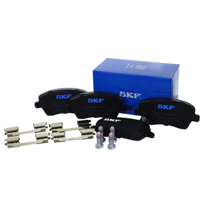 Imagem de SKF VKBP 80128 A Jogo de pastilhas para travão disco com avisador sonoro desgaste acessórios SUZUKI: SWIFT 3, Splash, NISSAN: MICRA 4