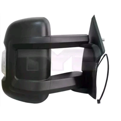 Imagem de espelho retrovisor Tyc 309 0158 esquerda para regulação manual do espelho, convexo, braço comprido FIAT: Ducato III Van