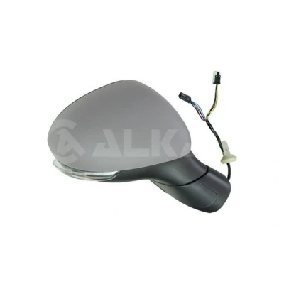 Imagem de Espelho retrovisor Alkar 6146925 à direita com subcapa elétrico aquecível, sensor de temeperatura, convexo para veículo volante esquerda
