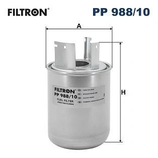 Imagem de FILTRON PP 988/10 Filtro de Combustível dos tubos NISSAN: X Trail