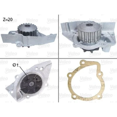 Imagem de VALEO 506029 Bomba de água com juntas tampa PEUGEOT: Partner I Van, 406 Sedan, 306 Hatchback, FIAT: Cinquecento