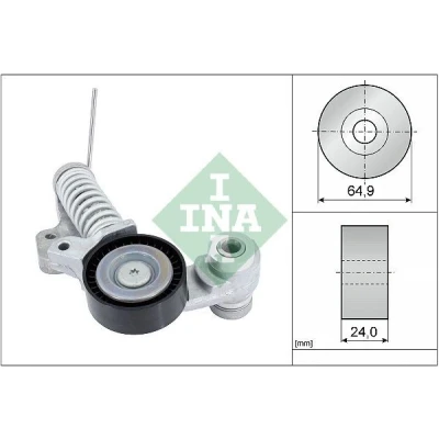 Imagem de INA 534 0702 10 Tensor, correia trapezoidal estriada VOLVO: V40 Hatchback