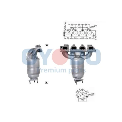 Imagem de BOSAL 099 458 Catalisador Euro 3, 4 com componentes de montagem OPEL: Astra G Caravan, Corsa C Hatchback, CC