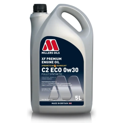 Imagem de Millers Oils Xf Premium C2 ECO 0W 30 5l Óleo do motor 8045 5 PEUGEOT: 206 Hatchback, 307 207 RENAULT: MEGANE 2 Kombi, CLIO 3