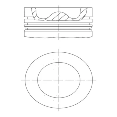 Imagem de Pistão MAHLE 011 PI 00109 000