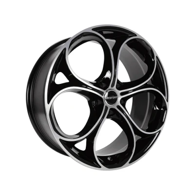 Imagem de Gmp drake 8x18 5x110 et40 65.1 black polish llanta de aluminio