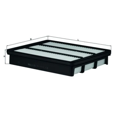 Imagem de MAHLE ORIGINAL LX 2821 Filtro de ar 42,5 210 244,5 Cartucho filtrante