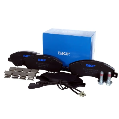 Imagem de SKF VKBP 80110 E Jogo de pastilhas para travão disco incl. contacto aviso desgaste com acessórios FORD: Transit Mk6 Minibus