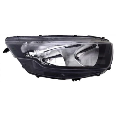 Imagem de TYC 20 19279 05 2 Farol Principal à direita H7/H1, W21W com luz de circulação diurna motor elétrico