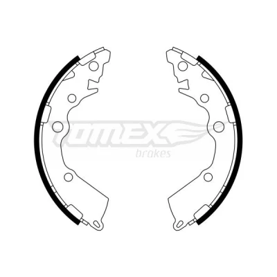 Imagem de TOMEX brakes TX 23 18 Maxilas de Travão Eixo traseiro 180 27 KIA: Picanto II