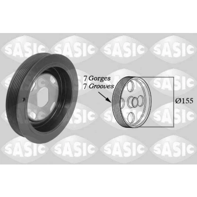 Imagem de SASIC 2150078 Polia da Cambota RENAULT: Talisman Grandtour, Megane 4, Koleos 2, NISSAN: Qashqai / Qashqai+2 I